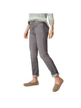 J. Jill Denim Boyfriend Straight Leg Ankle Jeans Gray Women's Size 6